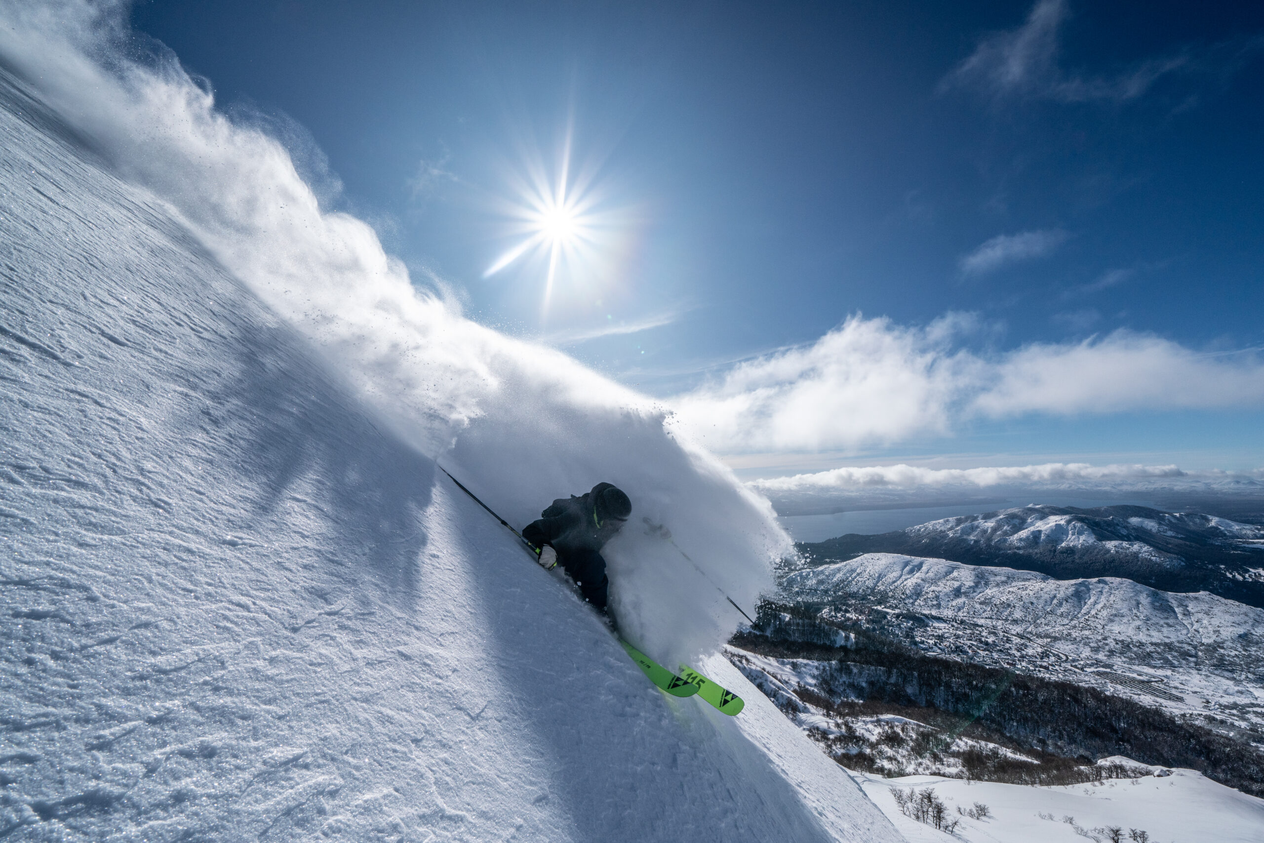 Skiing in patagonia